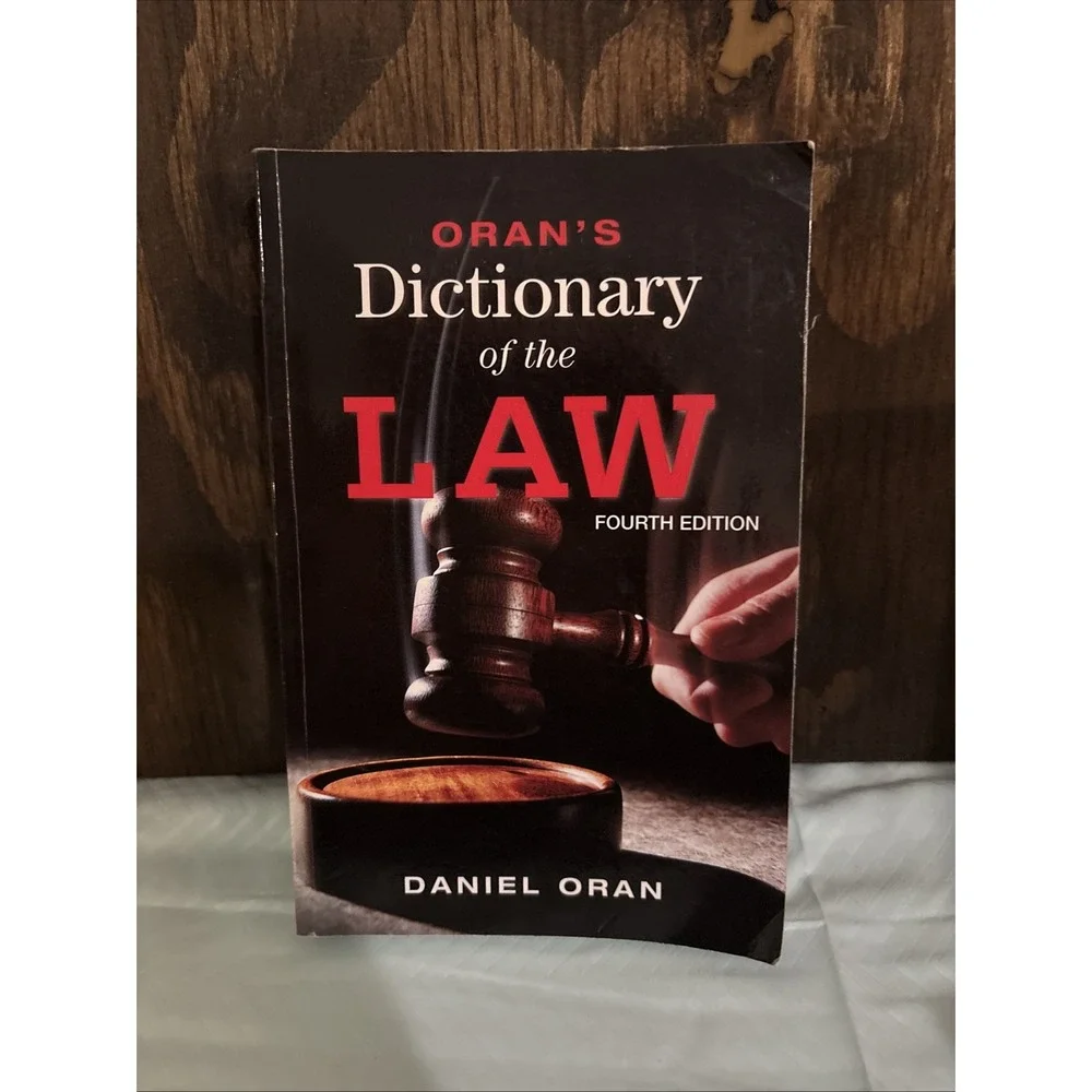 Oran's Dictionary of the Law (Book Only) - Paperback By Oran, Daniel - VERY GOOD